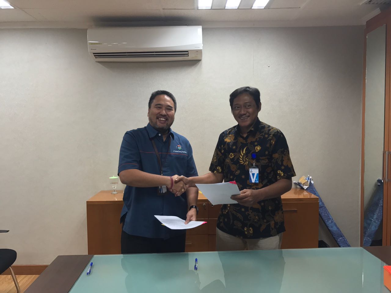 Penandatangan MoU dengan PT Logitech Saptanugraha