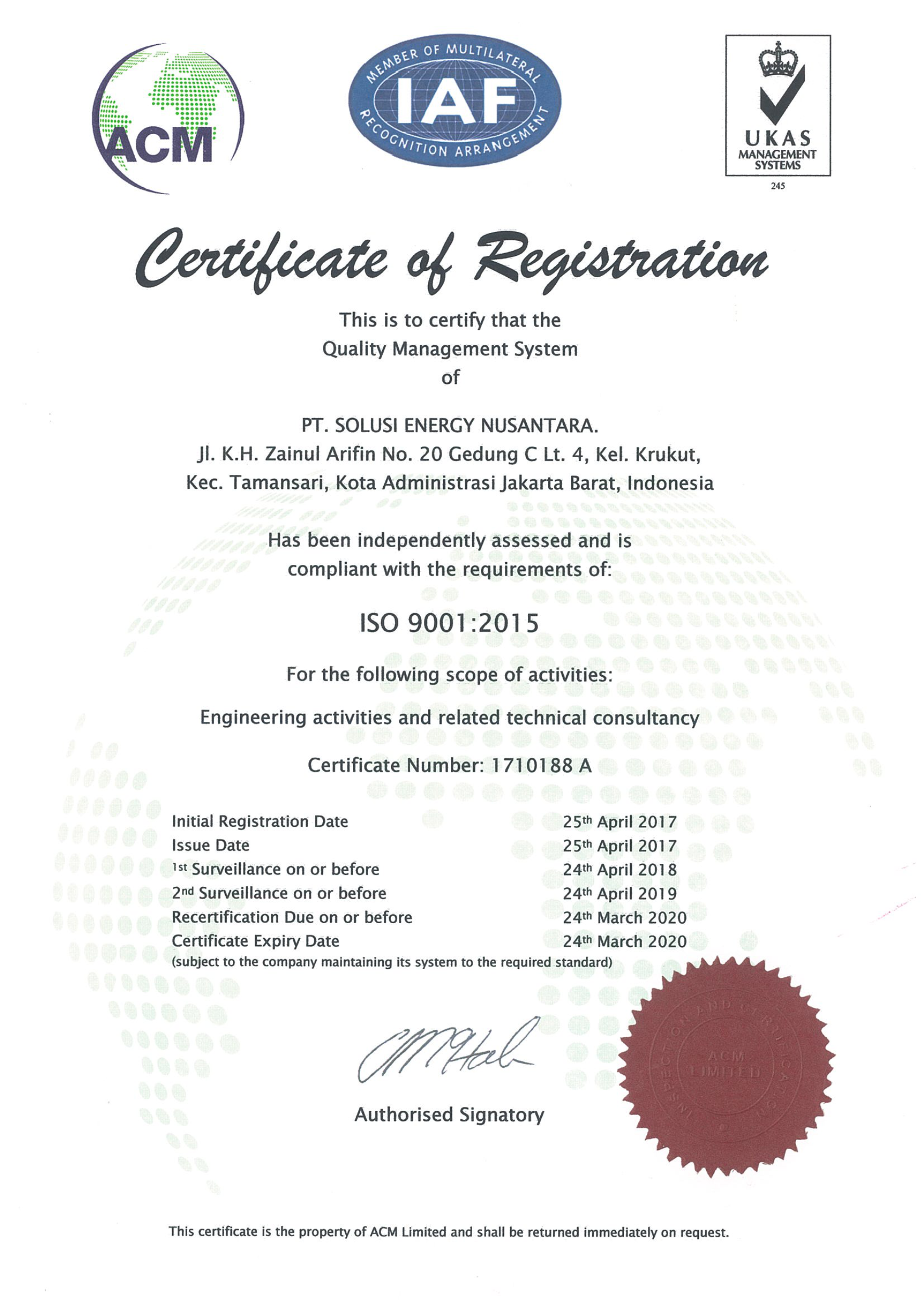 Sertifikasi ISO 9001:2015